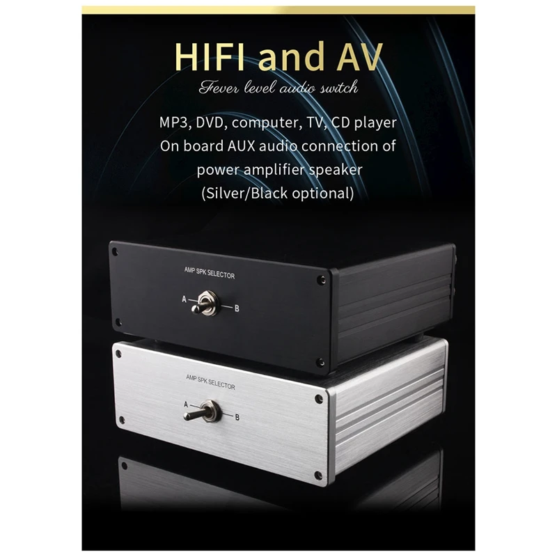 RISE-HIFI Lossless 4 IN 1 Out 2 IN 1 OUT Hifi Stereo RCA Audio Source Input Signal Switcher Switch Splitter Selector Box
RISE-HIFI Lossless 4 IN 1 Out 2 IN 1 OUT Hifi Stereo RCA Audio Source Input Signal Switcher Switch Splitter Selector Box