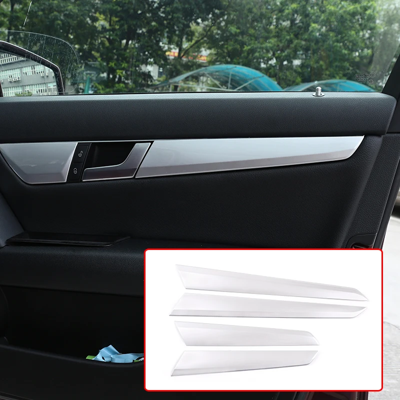Silver ABS For Mercedes Benz C Class W204 2008-2014 Interior Door Decoration Panel Cover Trim Stickers Car Accessory
Silver ABS For Mercedes Benz C Class W204 2008-2014 Interior Door Decoration Panel Cover Trim Stickers Car Accessory