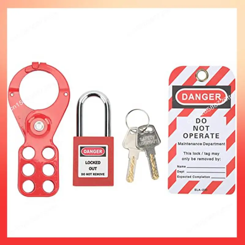 ABNR Padlocks Hasps Set, Keyed Hasp 6 Hole Design Security Tamper Proof For Industrial Equipment (1In/25Mm Shackle)
ABNR Padlocks Hasps Set, Keyed Hasp 6 Hole Design Security Tamper Proof For Industrial Equipment (1In/25Mm Shackle)
