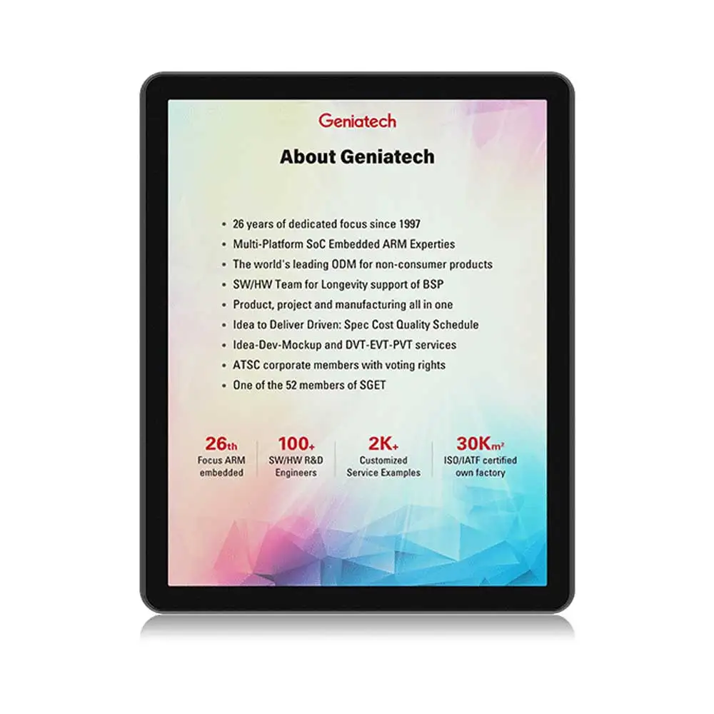 Geniatech E-reader Color 10 Inch E-ink Writing Tablet 4GB+64GB E-paper Ebook Tablet
Geniatech E-reader Color 10 Inch E-ink Writing Tablet 4GB+64GB E-paper Ebook Tablet