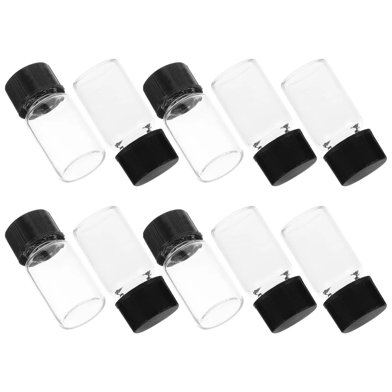 10 Pcs Small Liquid Sample Vial Clear Leak-proof Leakproof Bottle Vials with Screw Cap Glass
10 Pcs Small Liquid Sample Vial Clear Leak-proof Leakproof Bottle Vials with Screw Cap Glass