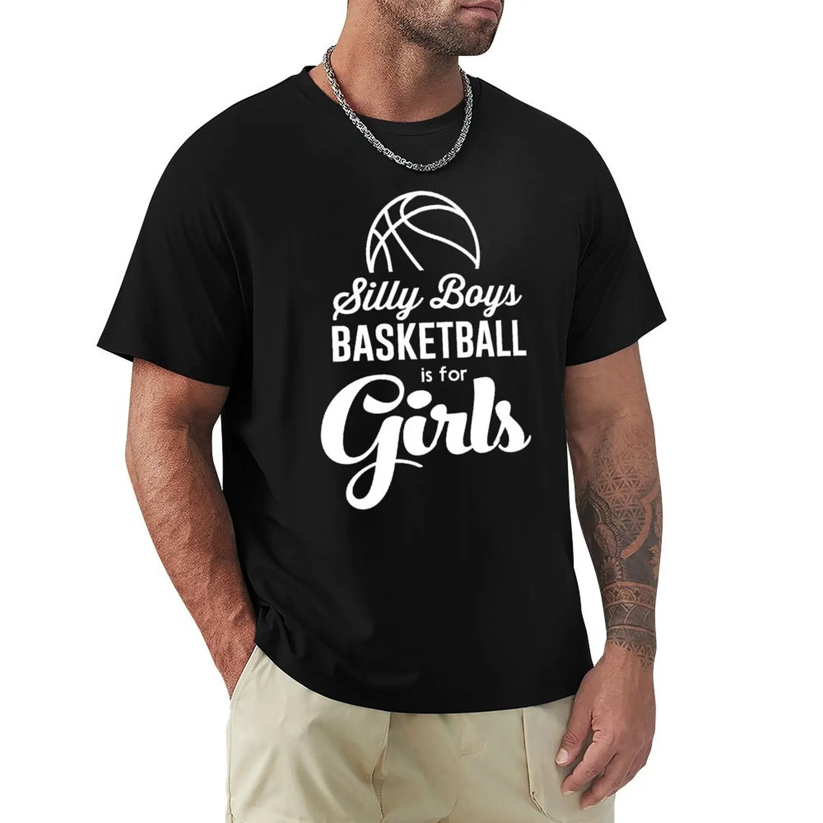 Silly boys. Boys basketball is for girls T-Shirt Abstract Pattern Print Top
Silly boys. Boys basketball is for girls T-Shirt Abstract Pattern Print Top