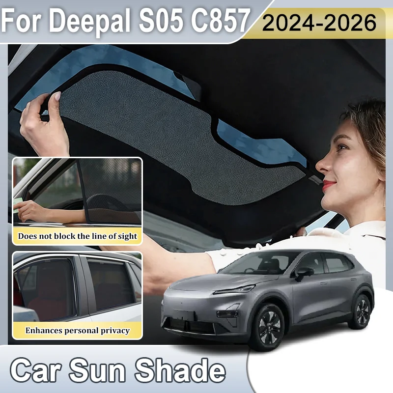 Car Mesh Shade For Deepal S05 Accessories C857 2024 2025 2026 Anti-UV Windshield Cover Light Blocking Curtains Privacy Auto Part
Car Mesh Shade For Deepal S05 Accessories C857 2024 2025 2026 Anti-UV Windshield Cover Light Blocking Curtains Privacy Auto Part