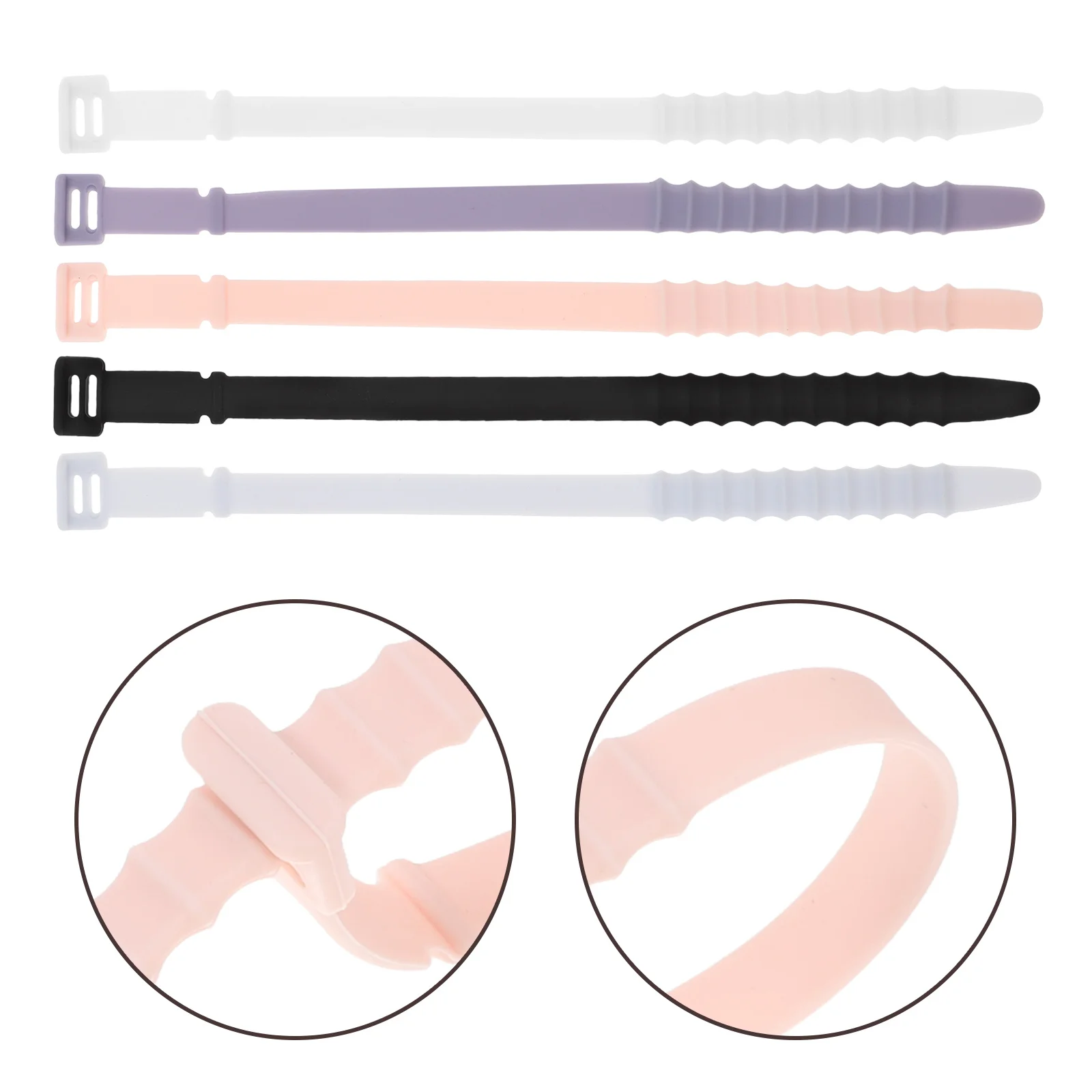 10pcs Silicone Zip Ties 180Mm Extended Reusable Rubber Cable Straps For Wire Management Cord Organizer Home Office Electronics
10pcs Silicone Zip Ties 180Mm Extended Reusable Rubber Cable Straps For Wire Management Cord Organizer Home Office Electronics