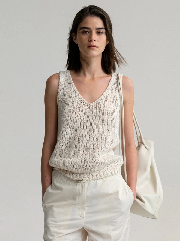 Women's Knitted Loose Svel Vest Summer Slimming Cool Sle Commute Cotton ort Length Overhead Pure Color
Women's Knitted Loose Svel Vest Summer Slimming Cool Sle Commute Cotton ort Length Overhead Pure Color