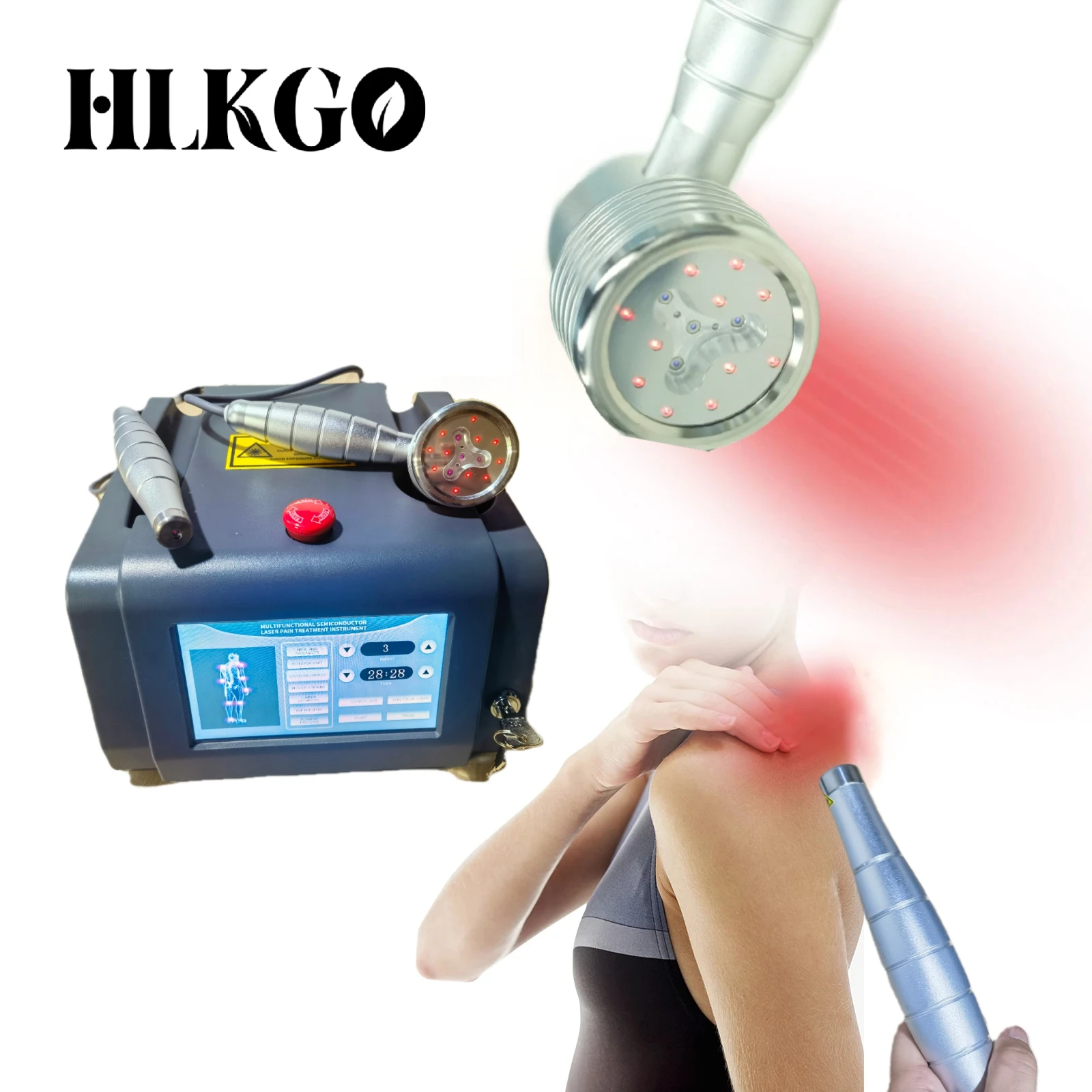 Advanced 1055mW Dual-Wavelength Laser Therapy System - 11x650nm Red & 5x808nm Infrared Beams for Professional Pain Management
Advanced 1055mW Dual-Wavelength Laser Therapy System - 11x650nm Red & 5x808nm Infrared Beams for Professional Pain Management