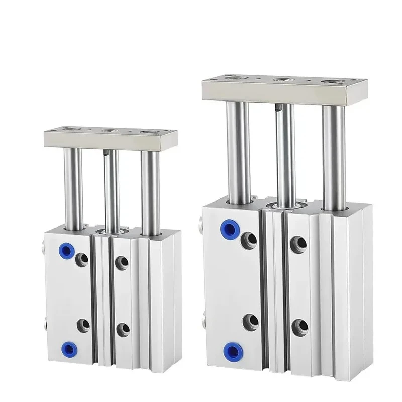 TCM Series Guided Cylinder 12/16/20/25/32/40/50/63mm Bore Three Axes Three Rods 5-400mm Stroke with Magnet Pneumatic Cylinders
TCM Series Guided Cylinder 12/16/20/25/32/40/50/63mm Bore Three Axes Three Rods 5-400mm Stroke with Magnet Pneumatic Cylinders
