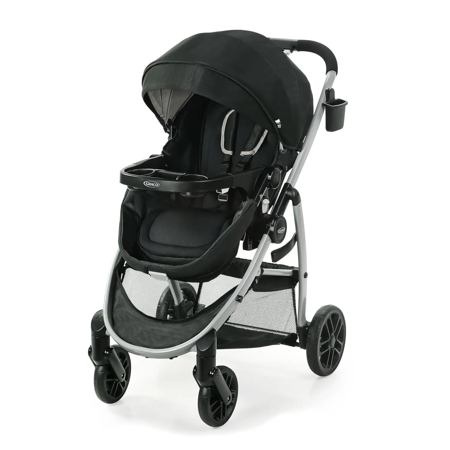 Graco Modes Pramette Stroller, 3-in-1 Baby Stroller, 3 Modes: Infant Car Seat Carrier (Car Seat Not Included), Infant Pramette, and Toddler Stroller, Reversible Seat, One-Hand Fold, Pierce
Graco Modes Pramette Stroller, 3-in-1 Baby Stroller, 3 Modes: Infant Car Seat Carrier (Car Seat Not Included), Infant Pramette, and Toddler Stroller, Reversible Seat, One-Hand Fold, Pierce