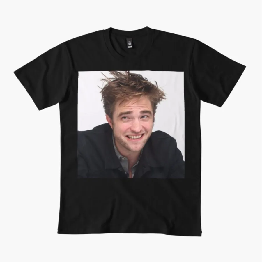 Robert Pattinson Laugh T-shirt For Men Women 100% Cotton T Shirts 3XS-3XL Tops 1224-3
Robert Pattinson Laugh T-shirt For Men Women 100% Cotton T Shirts 3XS-3XL Tops 1224-3