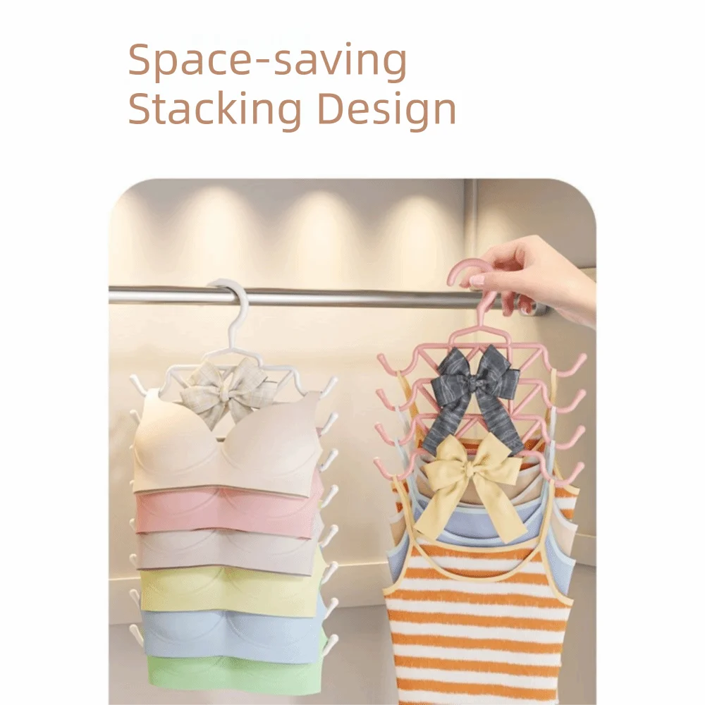 Traceless Multi-Layer Bra Hanger Sturdy Non-Slip Scarf Rack Space Saving Curved Hook Underwear Hanger Wardrobe Space
Traceless Multi-Layer Bra Hanger Sturdy Non-Slip Scarf Rack Space Saving Curved Hook Underwear Hanger Wardrobe Space