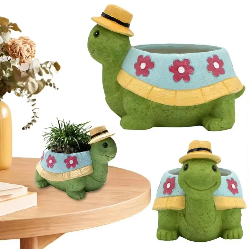 Cartoon Resin Turtle Succulent Flower Pot Cute Tortoise Planting Pot Creative Ornaments Animal Flowerpot Garden Crafts
Cartoon Resin Turtle Succulent Flower Pot Cute Tortoise Planting Pot Creative Ornaments Animal Flowerpot Garden Crafts
