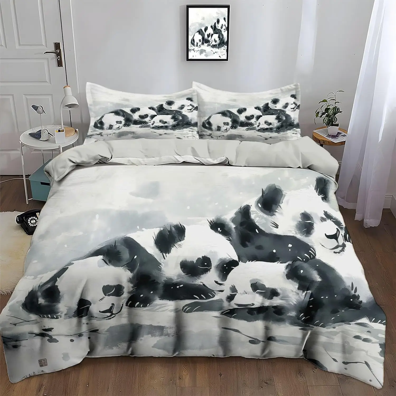Japanese Anime Drawing Duvet Cover Single Size 135x200cm With 1 Pillowcase Fluffy Panda Cub Bedding Set Bed
Japanese Anime Drawing Duvet Cover Single Size 135x200cm With 1 Pillowcase Fluffy Panda Cub Bedding Set Bed
