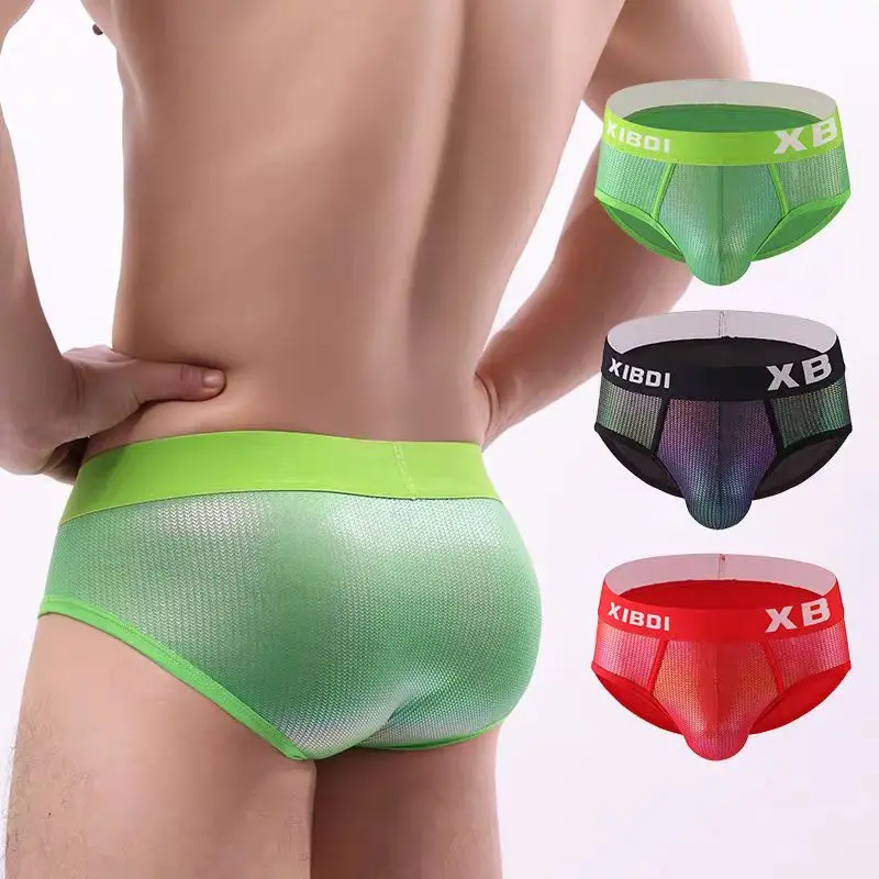 Men's triangle underwear bright color sexy imitation leather youth comfortable U convex large bag trendy tight stage shorts
Men's triangle underwear bright color sexy imitation leather youth comfortable U convex large bag trendy tight stage shorts