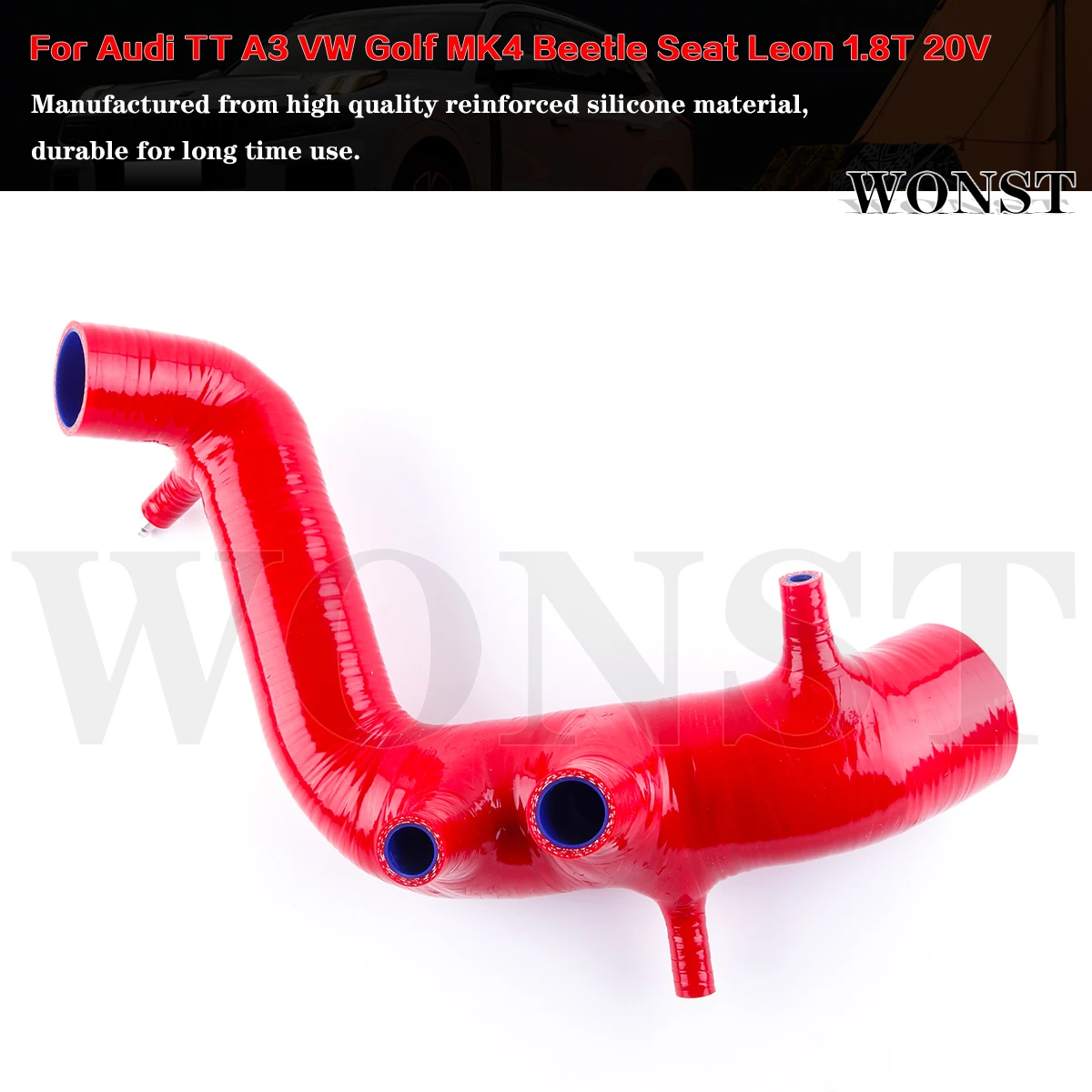 Turbo Silicone Induction Intake Hose Pipe For 1998-2006 Audi TT A3 VW Golf MK4 Beetle Seat Leon 1.8T 20V EA113
Turbo Silicone Induction Intake Hose Pipe For 1998-2006 Audi TT A3 VW Golf MK4 Beetle Seat Leon 1.8T 20V EA113