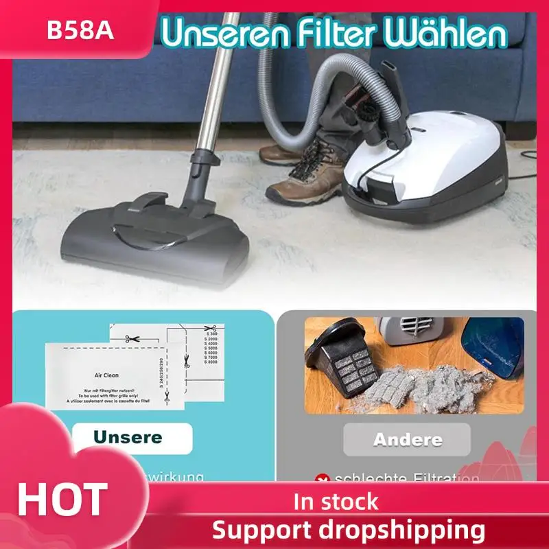 B58A Essential 14Pcs Motor And Vacuum Cleaner Filter Kit For Complete C1/2/3, High-Quality Replacements
B58A Essential 14Pcs Motor And Vacuum Cleaner Filter Kit For Complete C1/2/3, High-Quality Replacements