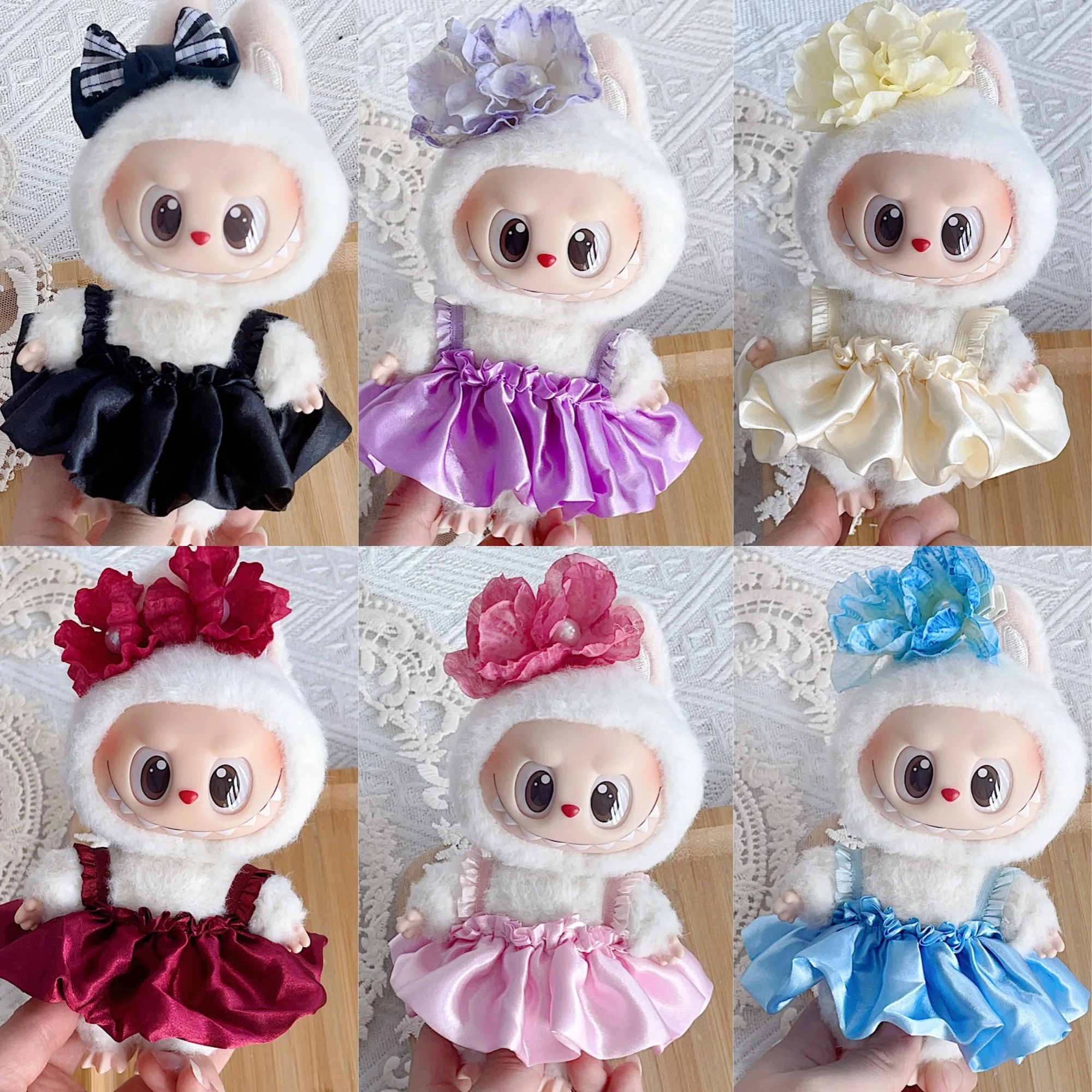 For 17cm 1st 2nd 3rd Gen Labubu Elegant Noble Gown Set, Ceramic Glaze Doll Formal Dress with Luxury Skirt Outfit Only
For 17cm 1st 2nd 3rd Gen Labubu Elegant Noble Gown Set, Ceramic Glaze Doll Formal Dress with Luxury Skirt Outfit Only