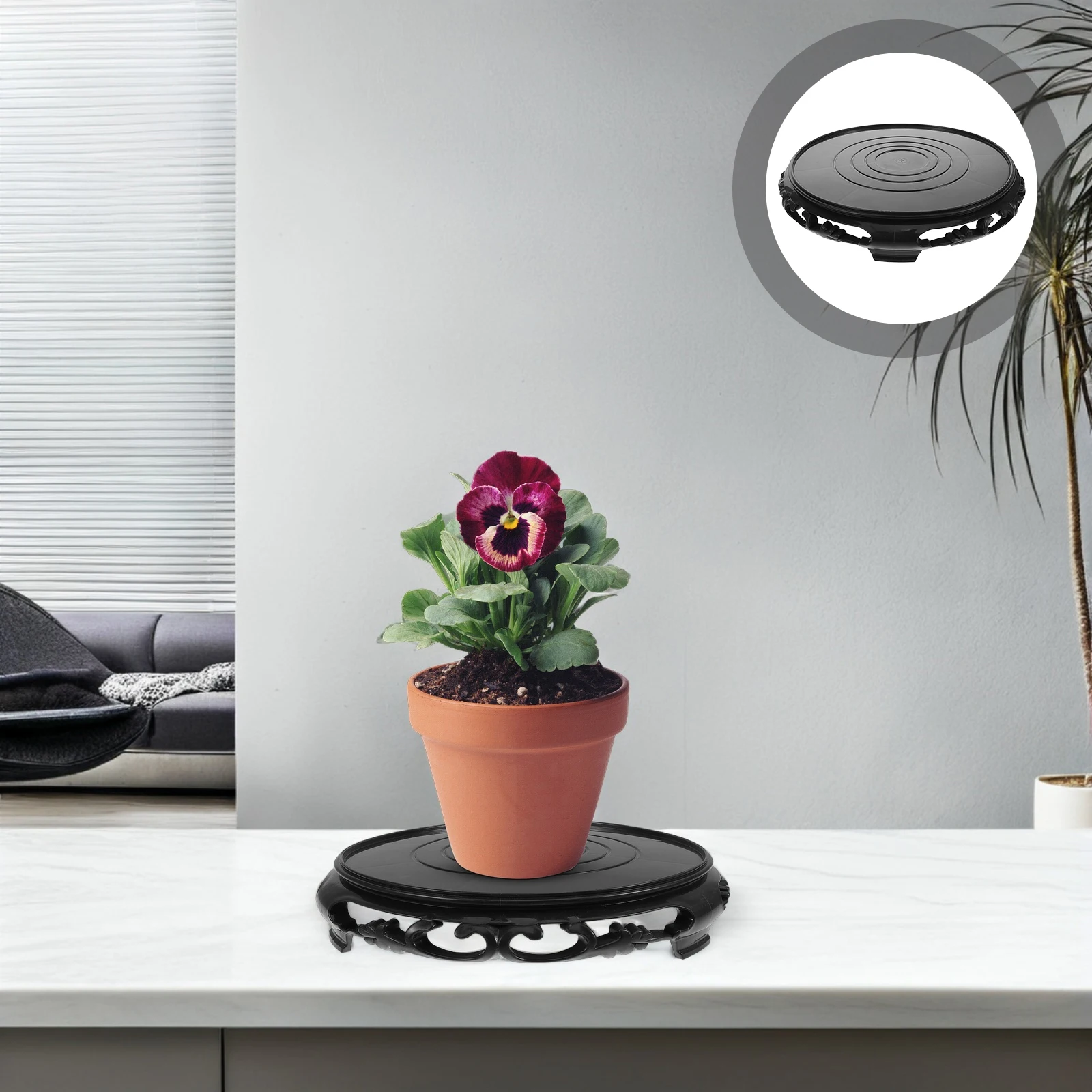 Flower Pot Round Chinese-Style Planter Stand Planter Rack Durable Plastic Stable Support Vase Display Stand Home Office Decor
Flower Pot Round Chinese-Style Planter Stand Planter Rack Durable Plastic Stable Support Vase Display Stand Home Office Decor