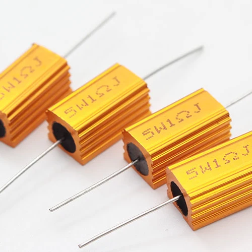 5PCS RX24 5W 10R 12R 15R 18R 20R 22R 27R 33R 36R 39R 43R 47R 50R 51R 56R 62R 68R 75R 82R Gold aluminum shell resistor
5PCS RX24 5W 10R 12R 15R 18R 20R 22R 27R 33R 36R 39R 43R 47R 50R 51R 56R 62R 68R 75R 82R Gold aluminum shell resistor