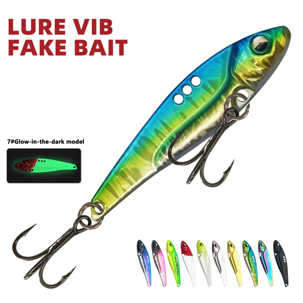 Metal Jig Bait5g 7g 10g 15g 20g VIB Road Lure Reinforced Hooks Long Casting Sea Fishing Boat Fishing Bionic Lures Wholesale
Metal Jig Bait5g 7g 10g 15g 20g VIB Road Lure Reinforced Hooks Long Casting Sea Fishing Boat Fishing Bionic Lures Wholesale