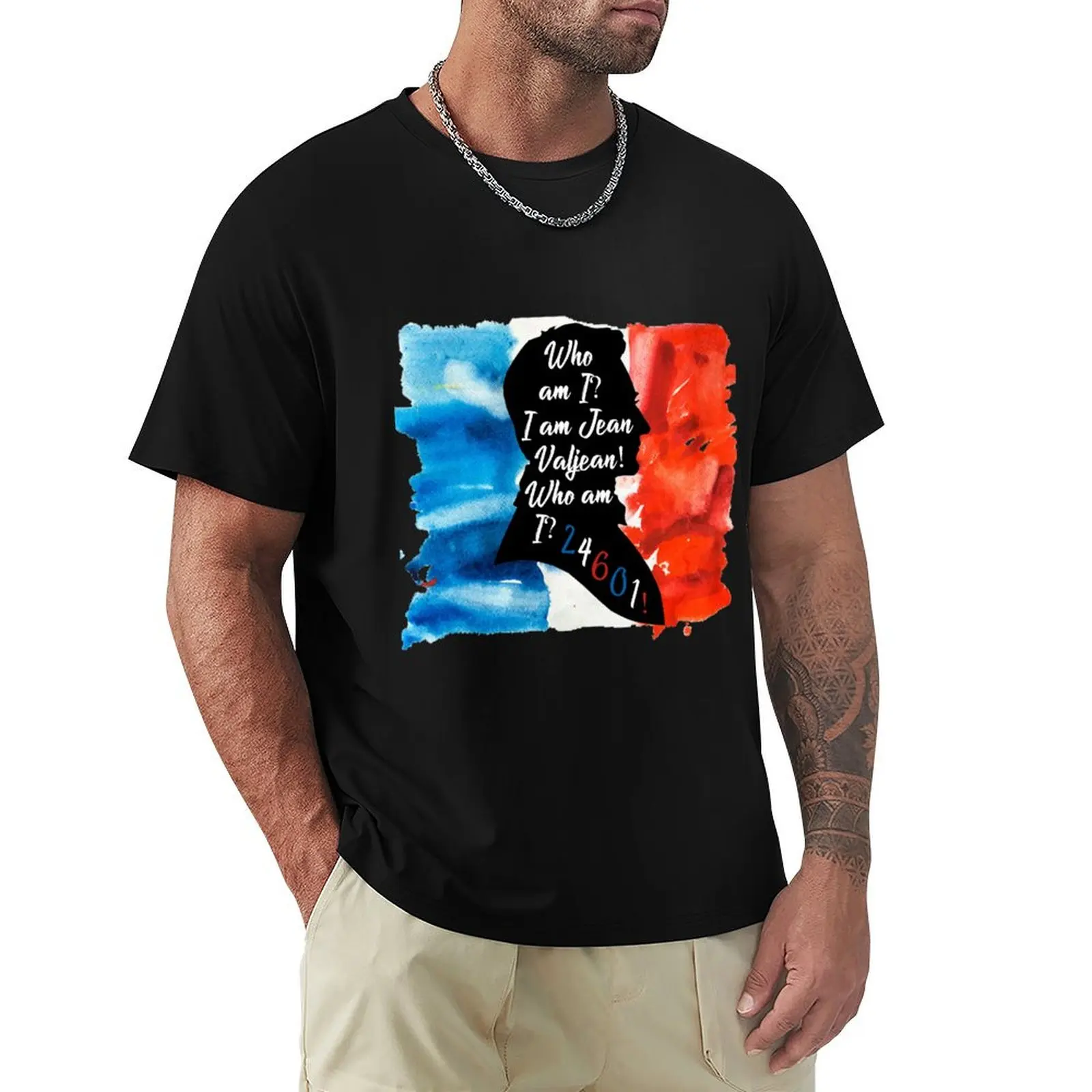 Jean Valjean 24601 T-Shirt Casual Light Summer Short Sleeve Top
Jean Valjean 24601 T-Shirt Casual Light Summer Short Sleeve Top
