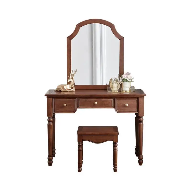 American country solid wood small apartment dressing table bedroom 1 meter dressing table retro
American country solid wood small apartment dressing table bedroom 1 meter dressing table retro