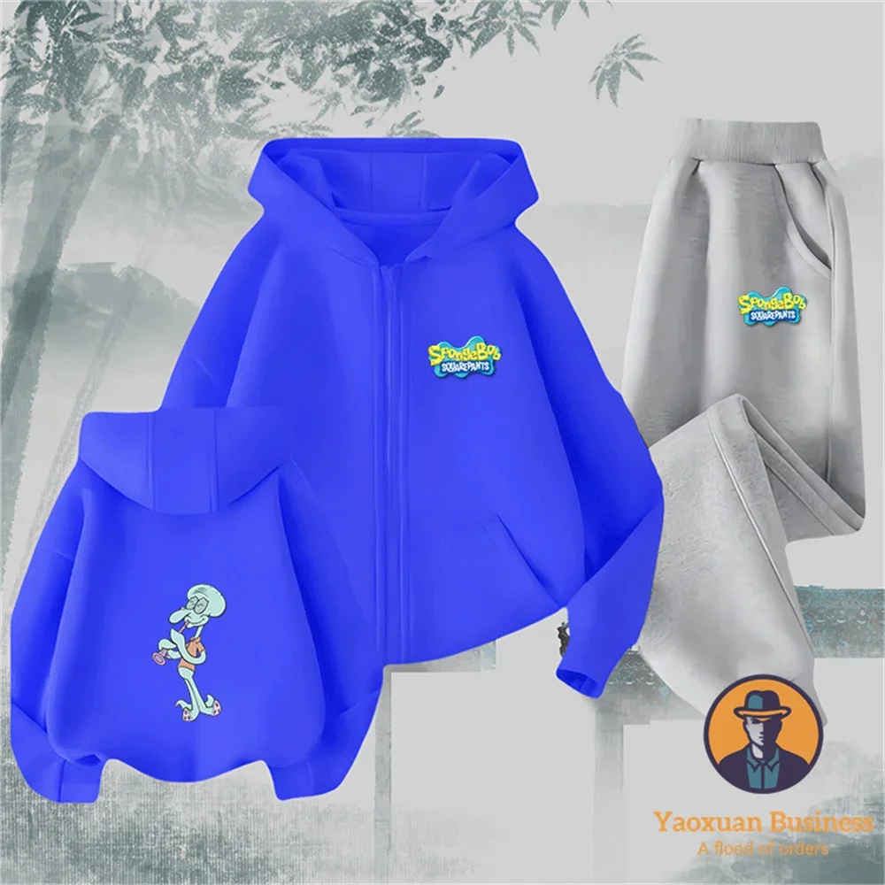Skin Friendly Pure Cotton SpongeBob SquarePants Zipper Suit Autumn Winter Cartoon Kidswear
Skin Friendly Pure Cotton SpongeBob SquarePants Zipper Suit Autumn Winter Cartoon Kidswear