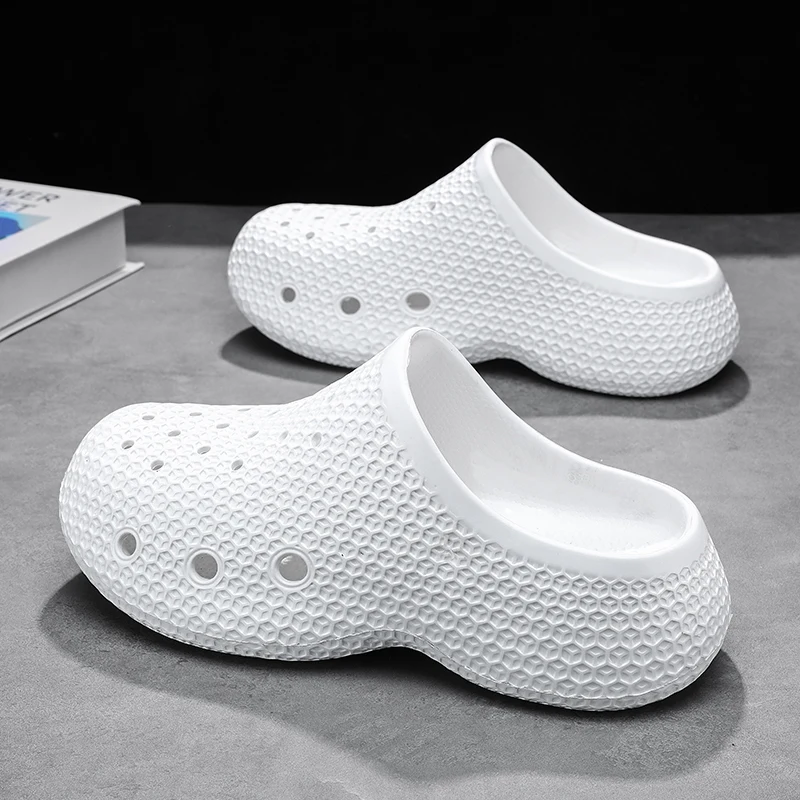 Summer Lightweight House Slippers Men Elastic Soft Upper Non Slip Rubber Outsole Indoor Bedroom Daily Footwear Shoe
Summer Lightweight House Slippers Men Elastic Soft Upper Non Slip Rubber Outsole Indoor Bedroom Daily Footwear Shoe