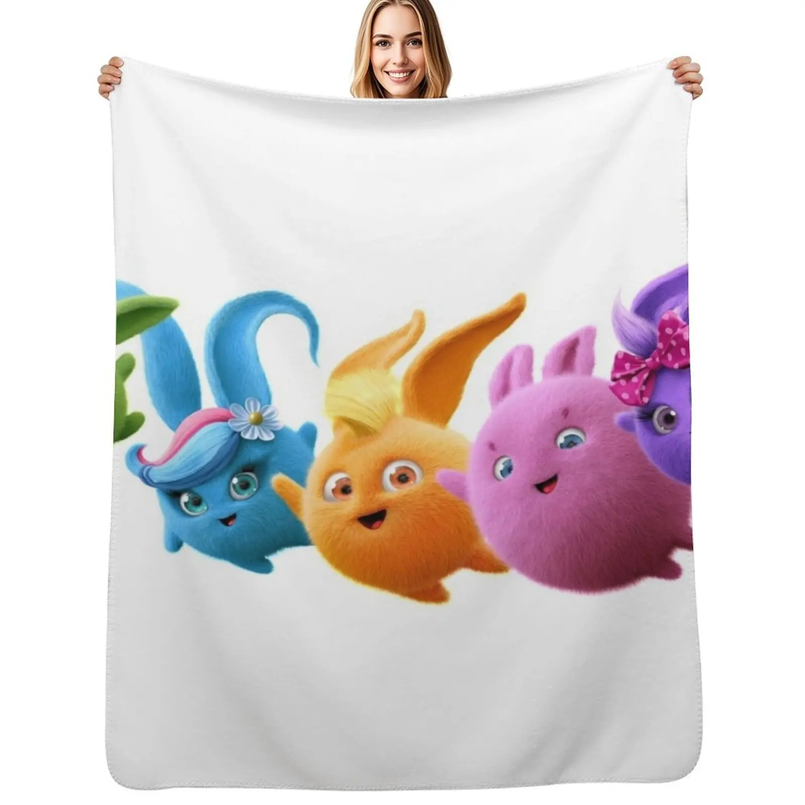 Sunny Bunnies - All Hold Paws! Throw Blanket Polar halloween Single For Sofa Thin Blankets 
Sunny Bunnies - All Hold Paws! Throw Blanket Polar halloween Single For Sofa Thin Blankets