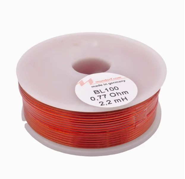 1pcs original Germany Mundorf MCoil AirCore·Copper Wire 1mm(18awg) Hollow inductor Divider Inductor Copper 99.997% free shipping
1pcs original Germany Mundorf MCoil AirCore·Copper Wire 1mm(18awg) Hollow inductor Divider Inductor Copper 99.997% free shipping