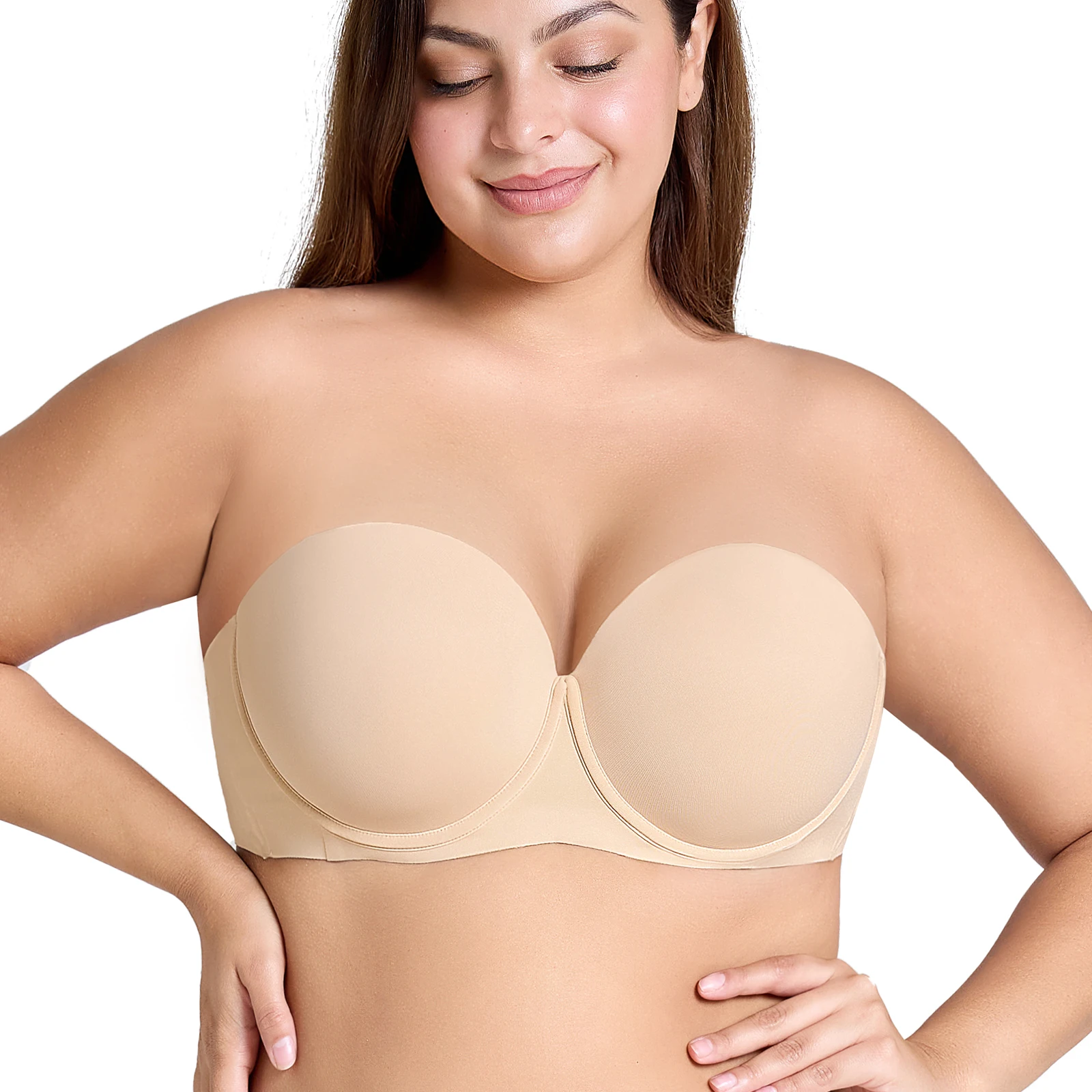 New Women Strapless Bra Sexy Underwear Everyday Bra With Straps High Elastic Full Coverage Unpadded Cup Size Adjustable
New Women Strapless Bra Sexy Underwear Everyday Bra With Straps High Elastic Full Coverage Unpadded Cup Size Adjustable