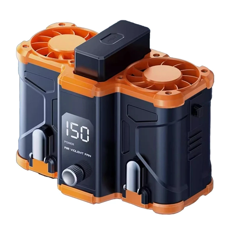 10000Mah Waist Mounted Fan With Dual Air Vents, Detachable Battery, Portable Clip On High-Temperature Operation
10000Mah Waist Mounted Fan With Dual Air Vents, Detachable Battery, Portable Clip On High-Temperature Operation