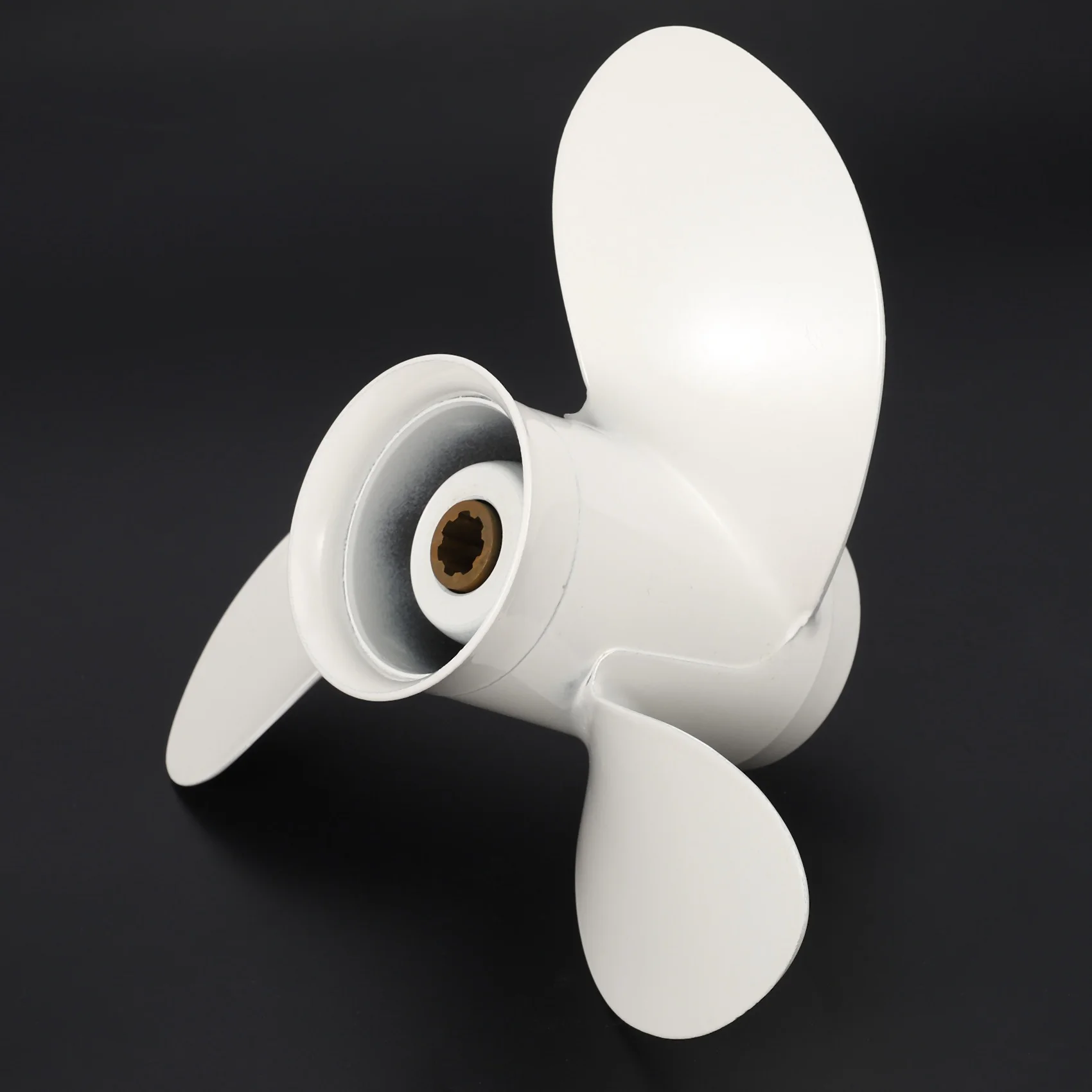 6G1-45941-00-El For 6-8Hp 8 1/2 X 8 1/2 Boat Outboard Propeller White Aluminum Alloy 7 Spline Tooths R Rotation 3 Blades
6G1-45941-00-El For 6-8Hp 8 1/2 X 8 1/2 Boat Outboard Propeller White Aluminum Alloy 7 Spline Tooths R Rotation 3 Blades