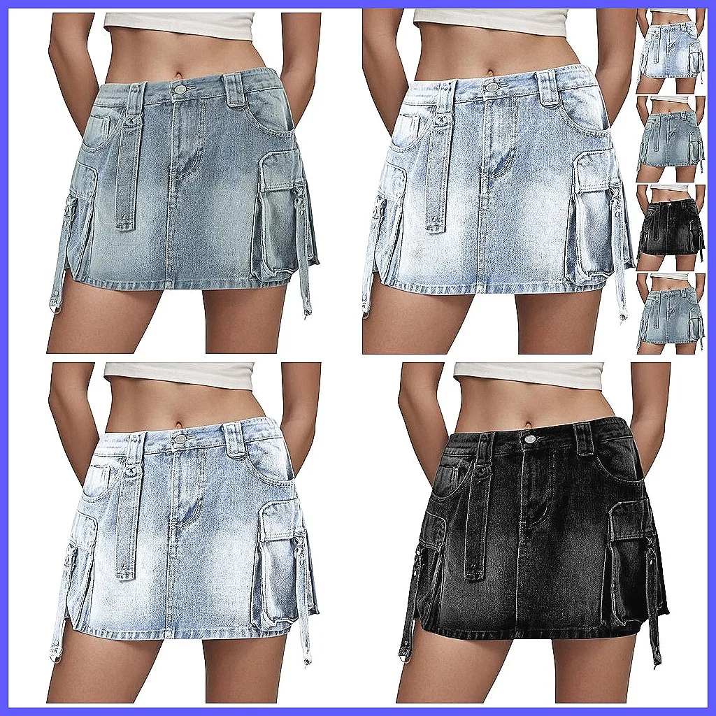 Low Rose Denim Mini Skirt for Women, Sexy Bodycon Pleated Jeans Skirt Casual Summer Skirt (72 characters)
Low Rose Denim Mini Skirt for Women, Sexy Bodycon Pleated Jeans Skirt Casual Summer Skirt (72 characters)