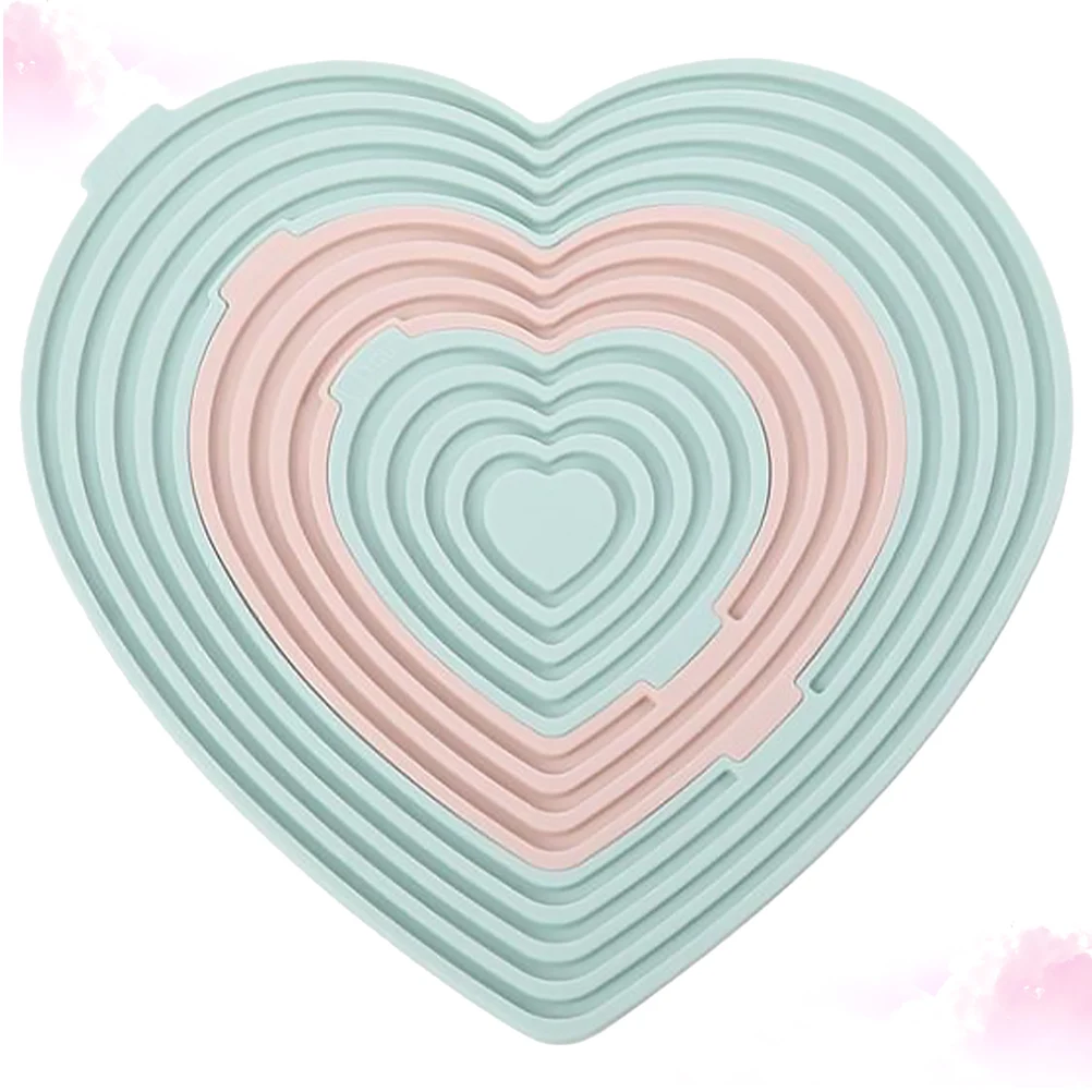 Heart-shaped Thermal Insulation Pad Heat Coaster Cup Placemat Table Placemats Silicone
Heart-shaped Thermal Insulation Pad Heat Coaster Cup Placemat Table Placemats Silicone