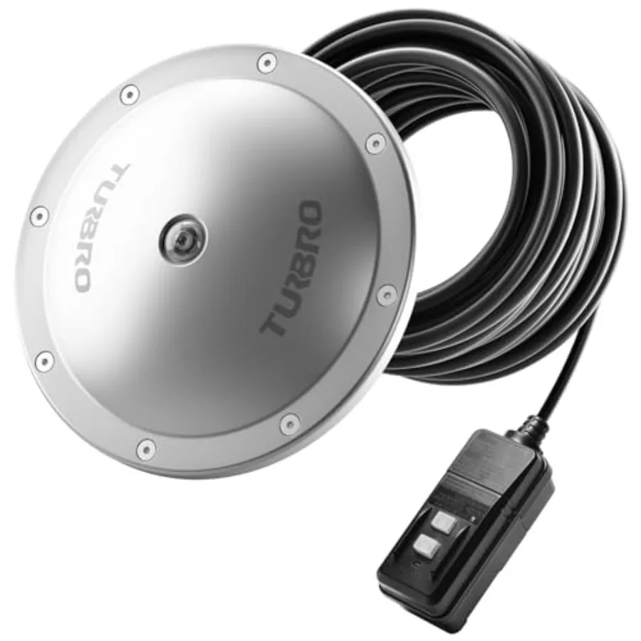 TURBRO Pond De-icer Floating Pond Heater with 32.8 ft. UL Approved Cord Full Stainless Steel Casing GFCI Leakage Protection Plu
TURBRO Pond De-icer Floating Pond Heater with 32.8 ft. UL Approved Cord Full Stainless Steel Casing GFCI Leakage Protection Plu