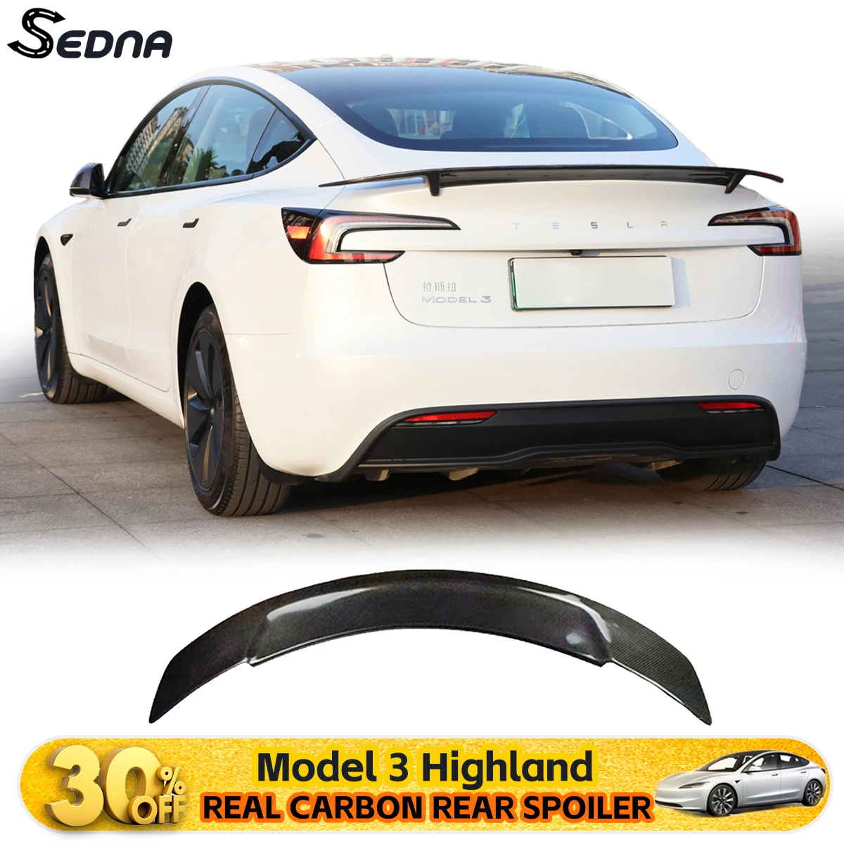 Для Tesla Model 3 Highland из углеродного волокна RT спойлер заднего багажника, крыла Tail Lip Trim Custom Fit Body Kit внешние аксессуары
Для Tesla Model 3 Highland из углеродного волокна RT спойлер заднего багажника, крыла Tail Lip Trim Custom Fit Body Kit внешние аксессуары