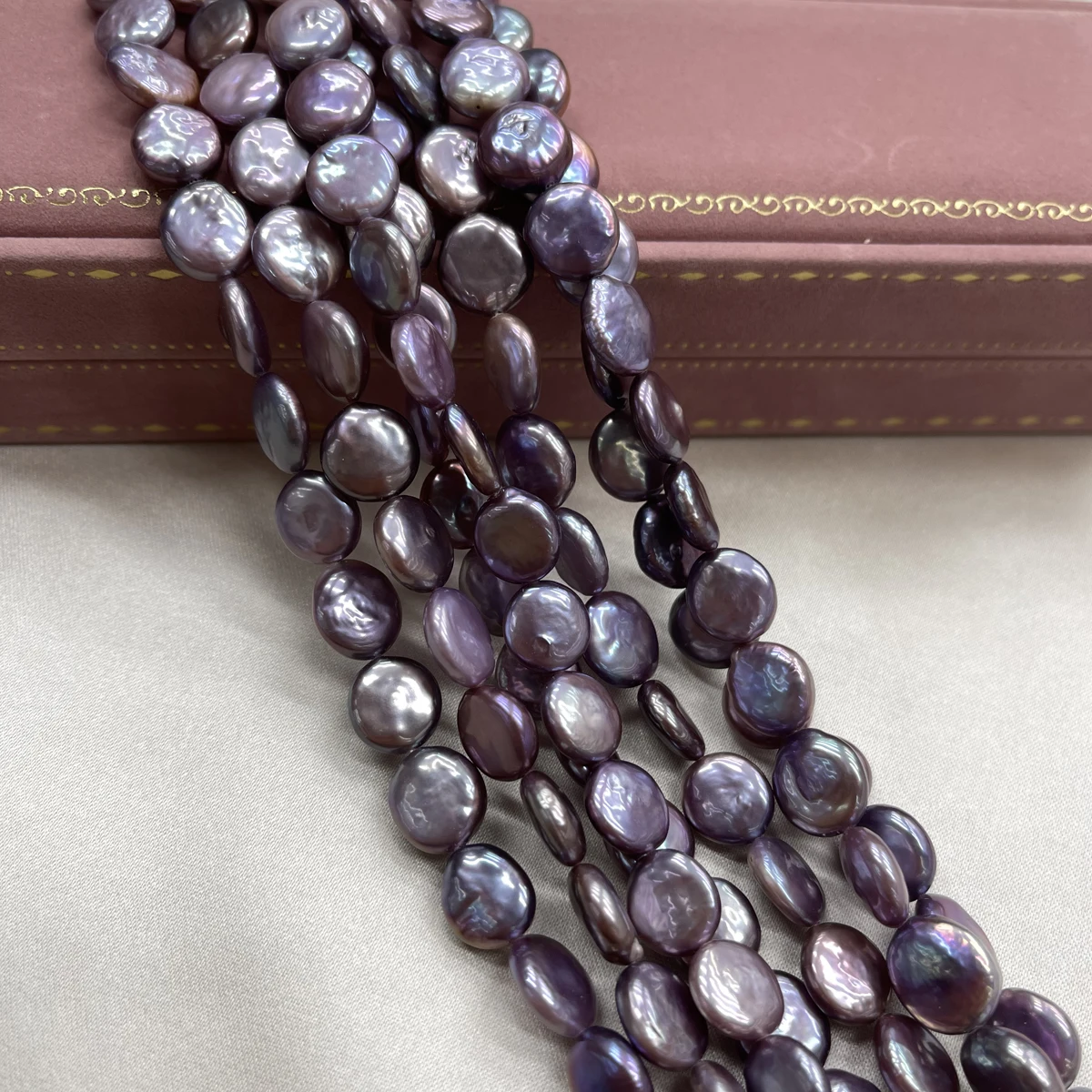 13-14mm Factory Wholesale Natural Freshwater Purple Round Discs Pearl Bead Jewelry Make DIY Necklace Accessories Bracelet Women
13-14mm Factory Wholesale Natural Freshwater Purple Round Discs Pearl Bead Jewelry Make DIY Necklace Accessories Bracelet Women