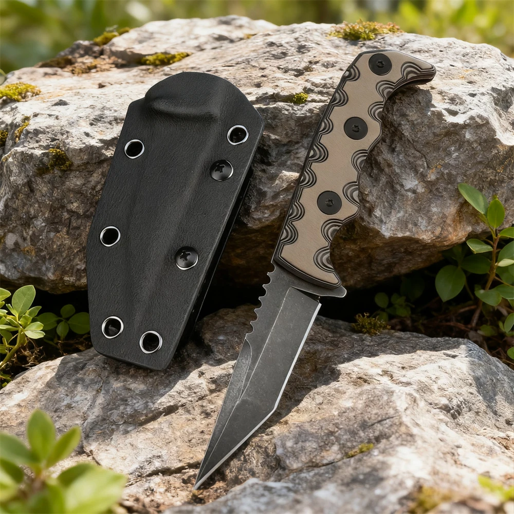 Premium Quality Straight Knife G10 Outdoor Leisure Barbecue Hunting Fishing Portable Mountain Climbing Essential Equipment Tool
Premium Quality Straight Knife G10 Outdoor Leisure Barbecue Hunting Fishing Portable Mountain Climbing Essential Equipment Tool