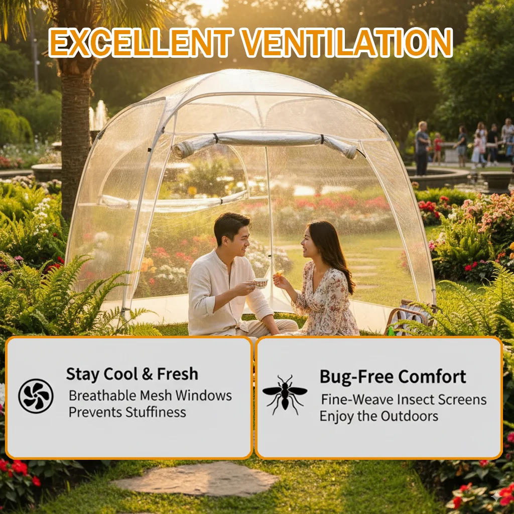 Large Quick-Set Bubble Tent Portable Outdoor Igloo Extreme Cold Resistant Winter Shelter for Camping And Backyard Use
Large Quick-Set Bubble Tent Portable Outdoor Igloo Extreme Cold Resistant Winter Shelter for Camping And Backyard Use