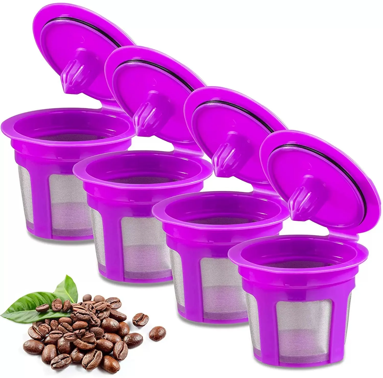 Reusable coffee capsule cup; coffee filter; tea shell and disposable filter paper cup.
Reusable coffee capsule cup; coffee filter; tea shell and disposable filter paper cup.