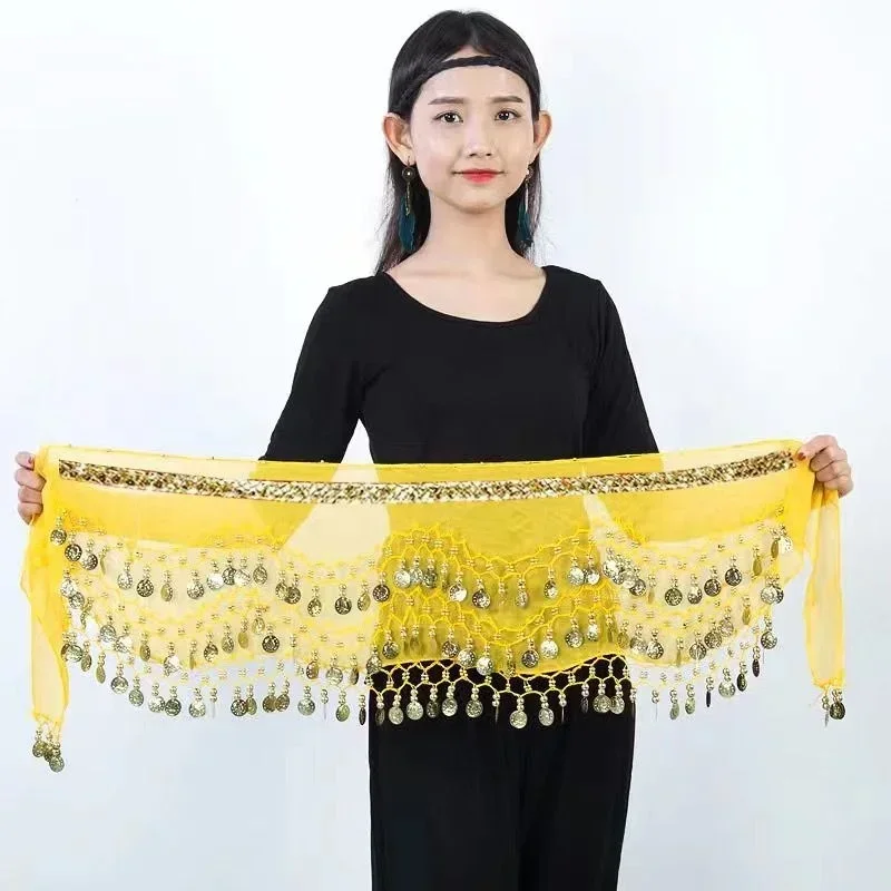 Belly dance New Waist Chain Indian Dance Three layer Gold coin Waist Scarf Dance Practice Hip Scarf Female
Belly dance New Waist Chain Indian Dance Three layer Gold coin Waist Scarf Dance Practice Hip Scarf Female