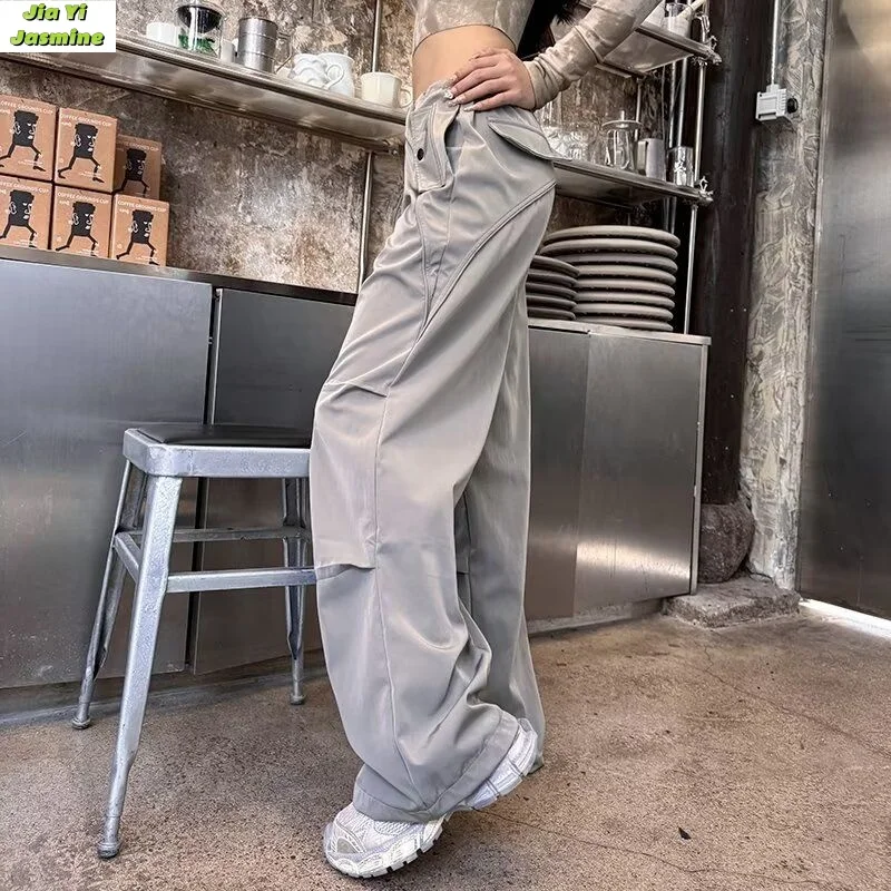 Paratrooper Functional Pocket American High Street Work Pants Casual Straight Leg New Floor Length Loose Pants
Paratrooper Functional Pocket American High Street Work Pants Casual Straight Leg New Floor Length Loose Pants