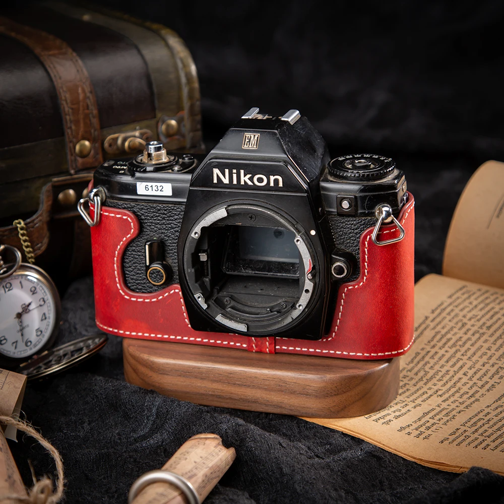 For Nikon EM Case Leather Camera Bag Genuine Real Leather Camera Half Case Cover Bag Protective Case Photography Accessories
For Nikon EM Case Leather Camera Bag Genuine Real Leather Camera Half Case Cover Bag Protective Case Photography Accessories