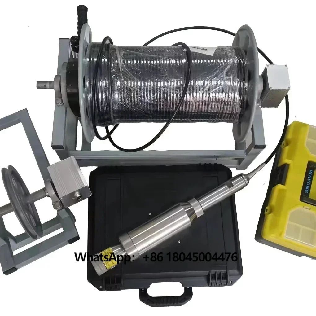 High quality 73mm panoramic hand crank standard version 100m depth Borehole Camera
High quality 73mm panoramic hand crank standard version 100m depth Borehole Camera