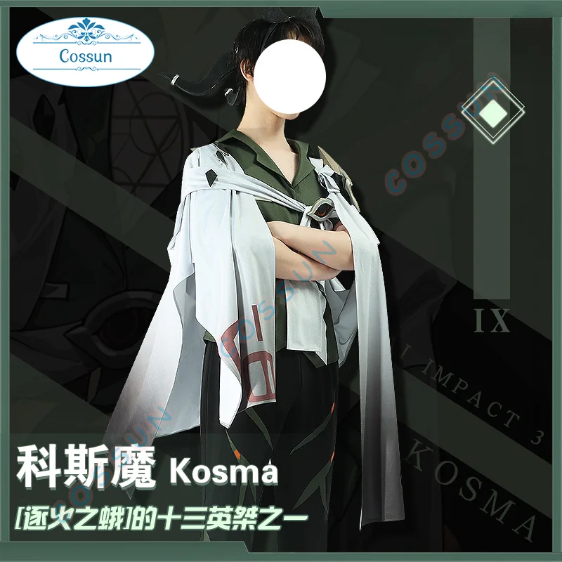 Honkai Impact 3 Kosma Cosplay Costume Halloween Game Suit Outfits Anime Role Play Carnival Uniforms
Honkai Impact 3 Kosma Cosplay Costume Halloween Game Suit Outfits Anime Role Play Carnival Uniforms