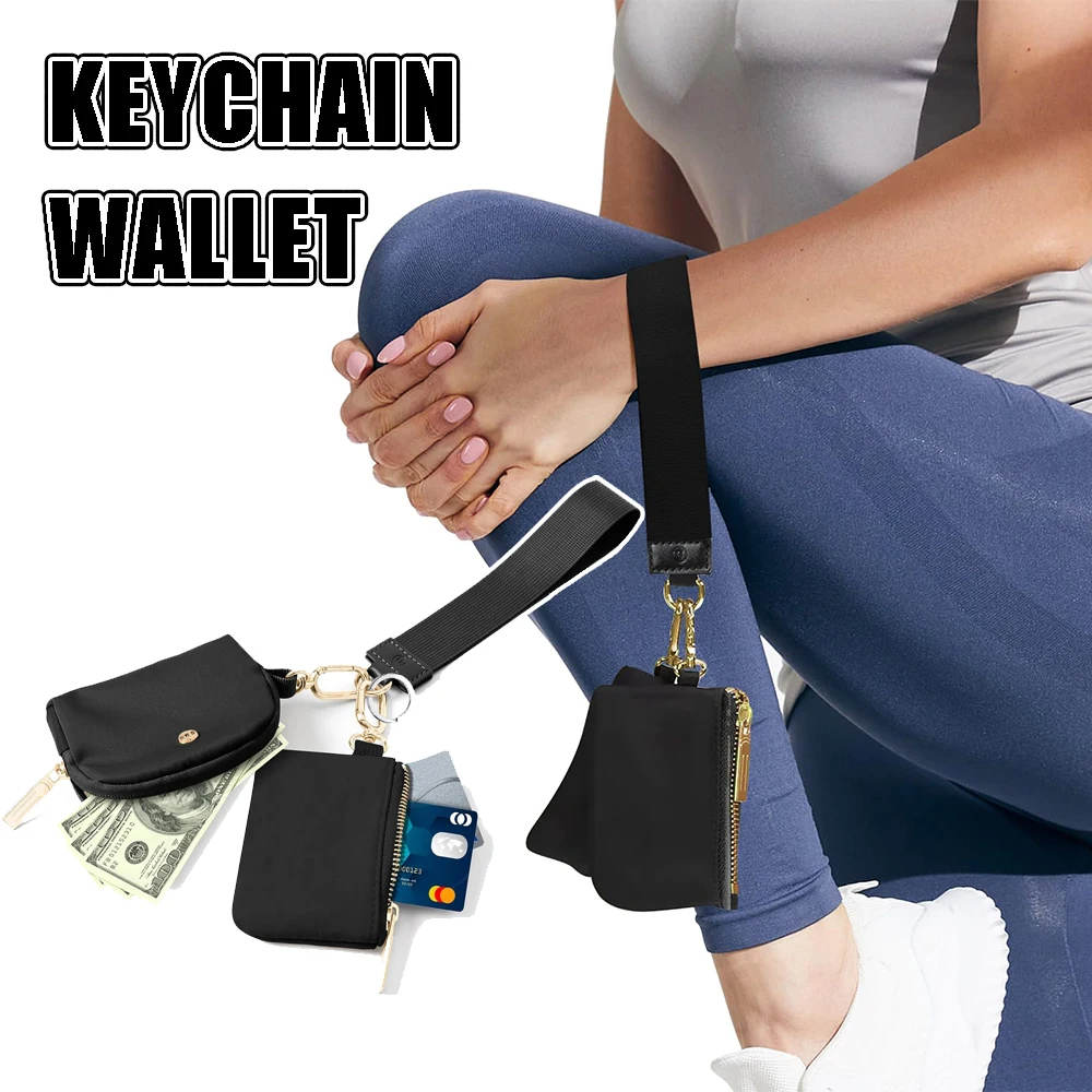 Кошелек-брелок, мини-кошельки на запястье на молнии для женщин, съемный двойной чехол, портативный кошелек для монет, маленькие кошельки
Кошелек-брелок, мини-кошельки на запястье на молнии для женщин, съемный двойной чехол, портативный кошелек для монет, маленькие кошельки