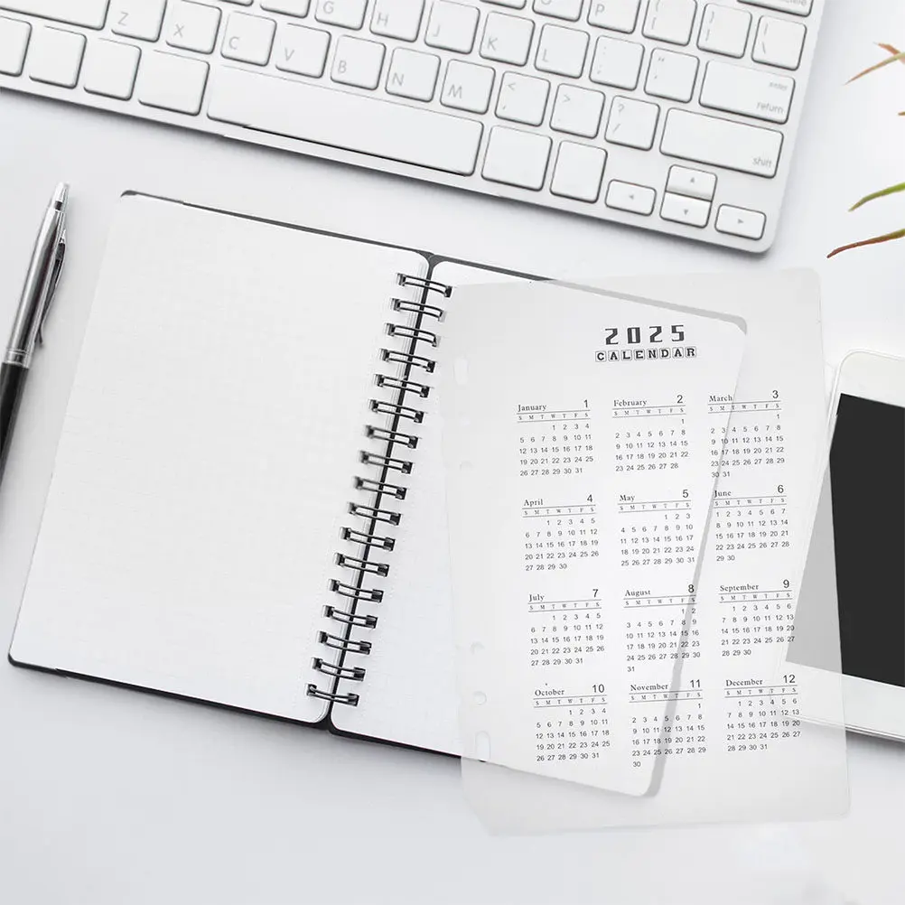 12Pcs Calendar Divider Inserts Frosted 6 Hole Loose Leaf Notepad Separator Detachable Binder Index Pages for Daily Planner
12Pcs Calendar Divider Inserts Frosted 6 Hole Loose Leaf Notepad Separator Detachable Binder Index Pages for Daily Planner