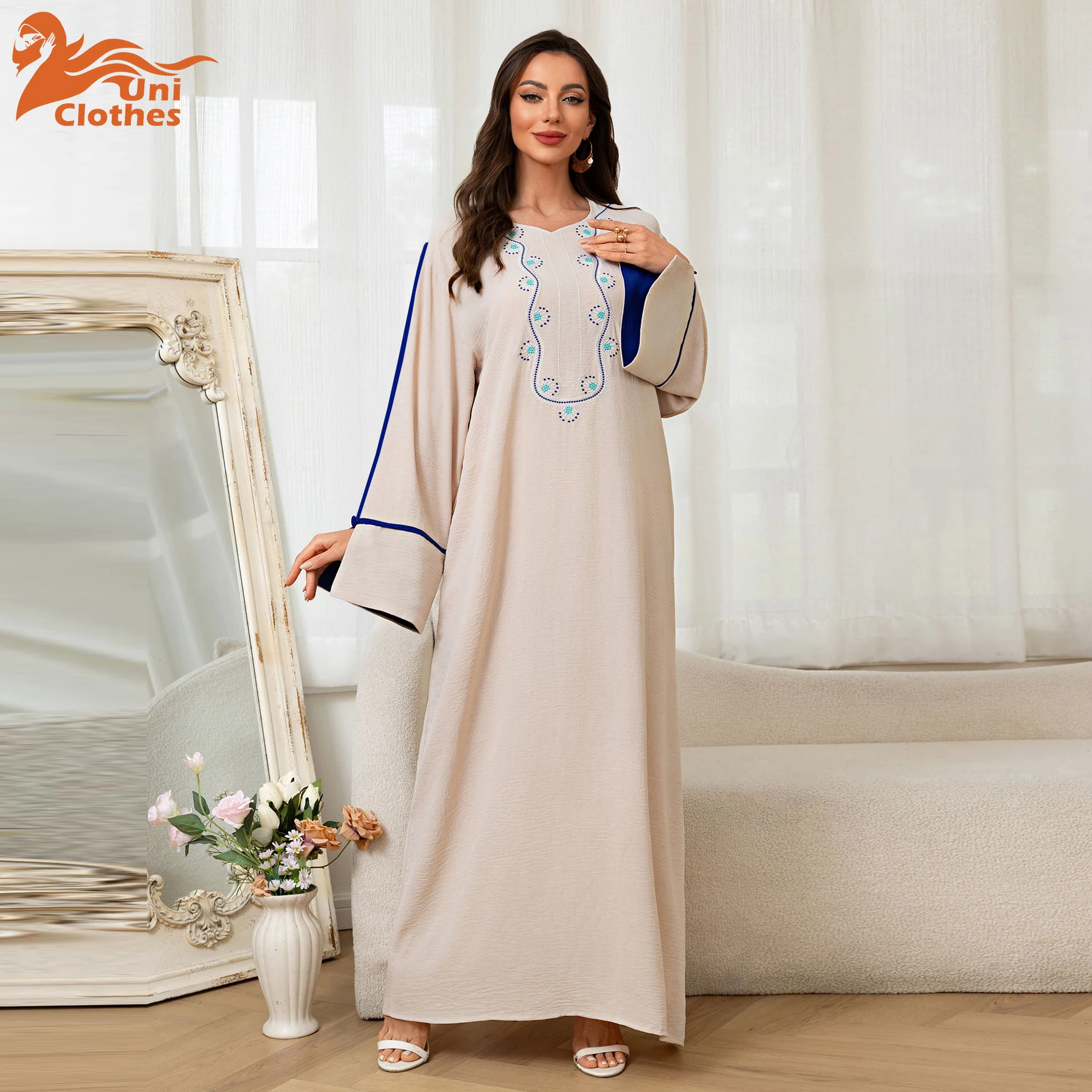 UNI Eid Женское платье с вышивкой Мусульманская Абая Vestidos Largos Вечерние кафтан Джалабия Рамадан Длинные платья Арабский длинный халат 2025 Дубай
UNI Eid Женское платье с вышивкой Мусульманская Абая Vestidos Largos Вечерние кафтан Джалабия Рамадан Длинные платья Арабский длинный халат 2025 Дубай