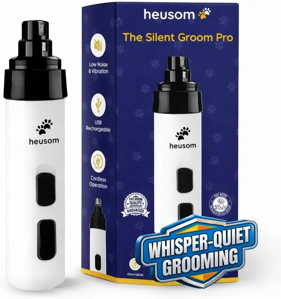 Ultra-Quiet Pet Nail Grinder, Safe & Stress-Free for Dogs & Cats
Ultra-Quiet Pet Nail Grinder, Safe & Stress-Free for Dogs & Cats
