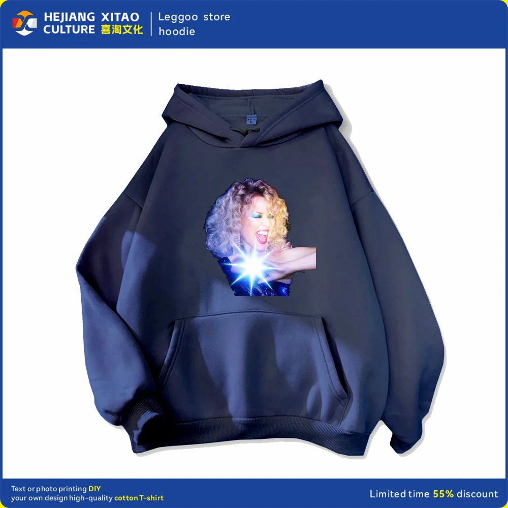 Retro Singer Kylie Minogue's Harajuku Long-sleeved Hoodie Is A Casual, Everyday Street Hoodie for Both Men and Women
Retro Singer Kylie Minogue's Harajuku Long-sleeved Hoodie Is A Casual, Everyday Street Hoodie for Both Men and Women
